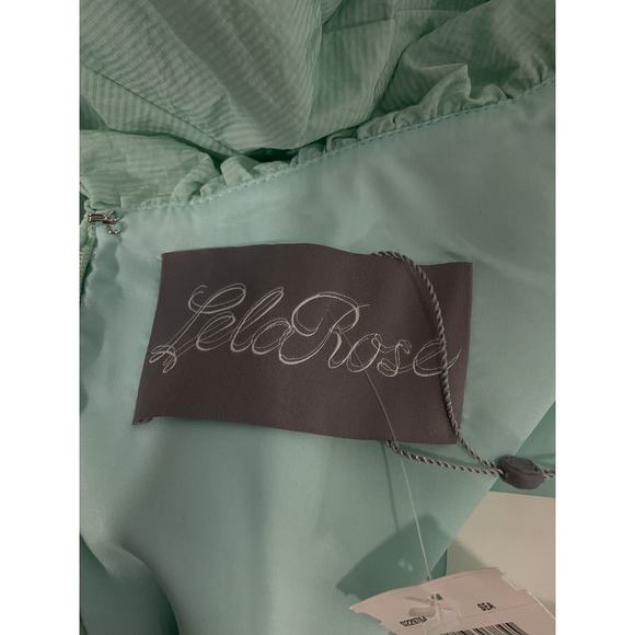 Lela Rose Mint Off-Shoulder Dress - Picture 4 of 5